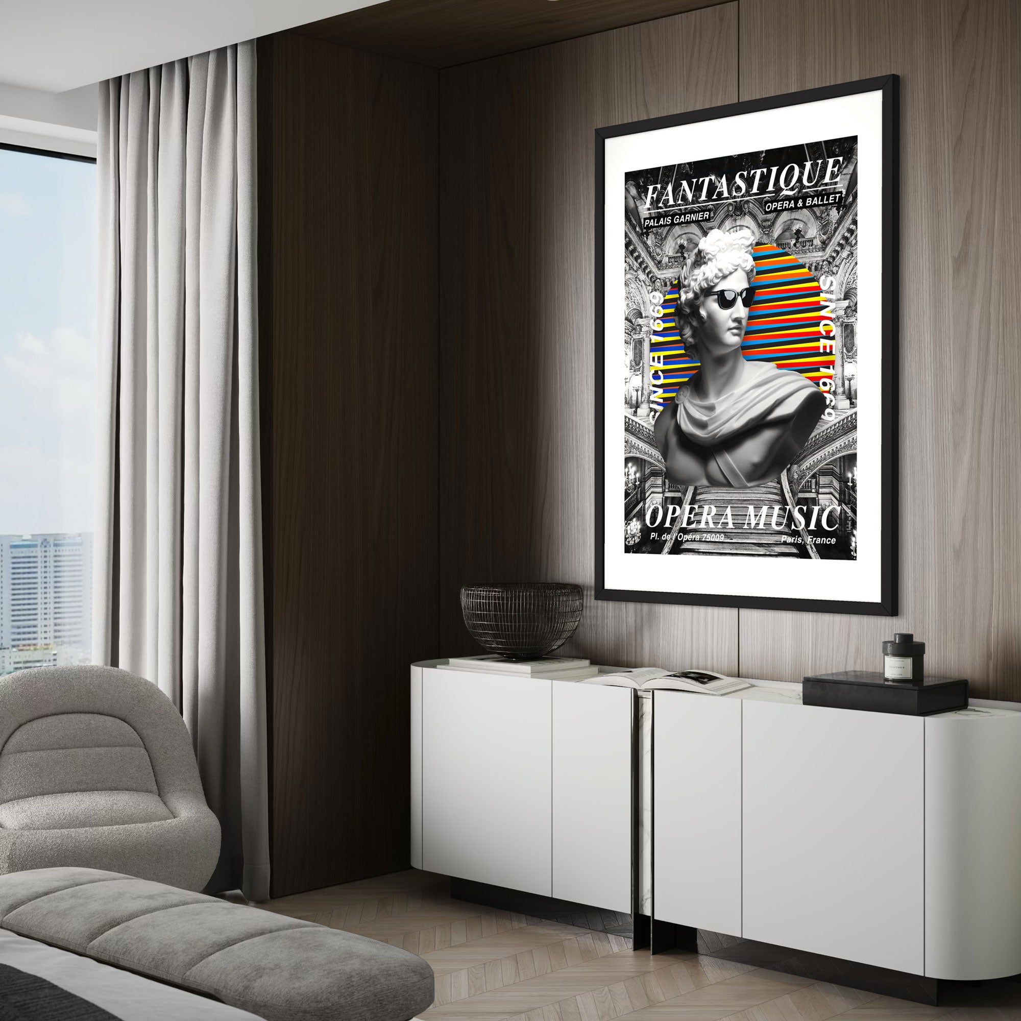 Opera Wall Art Print - Modern Art Poster – Elephant On The Wall