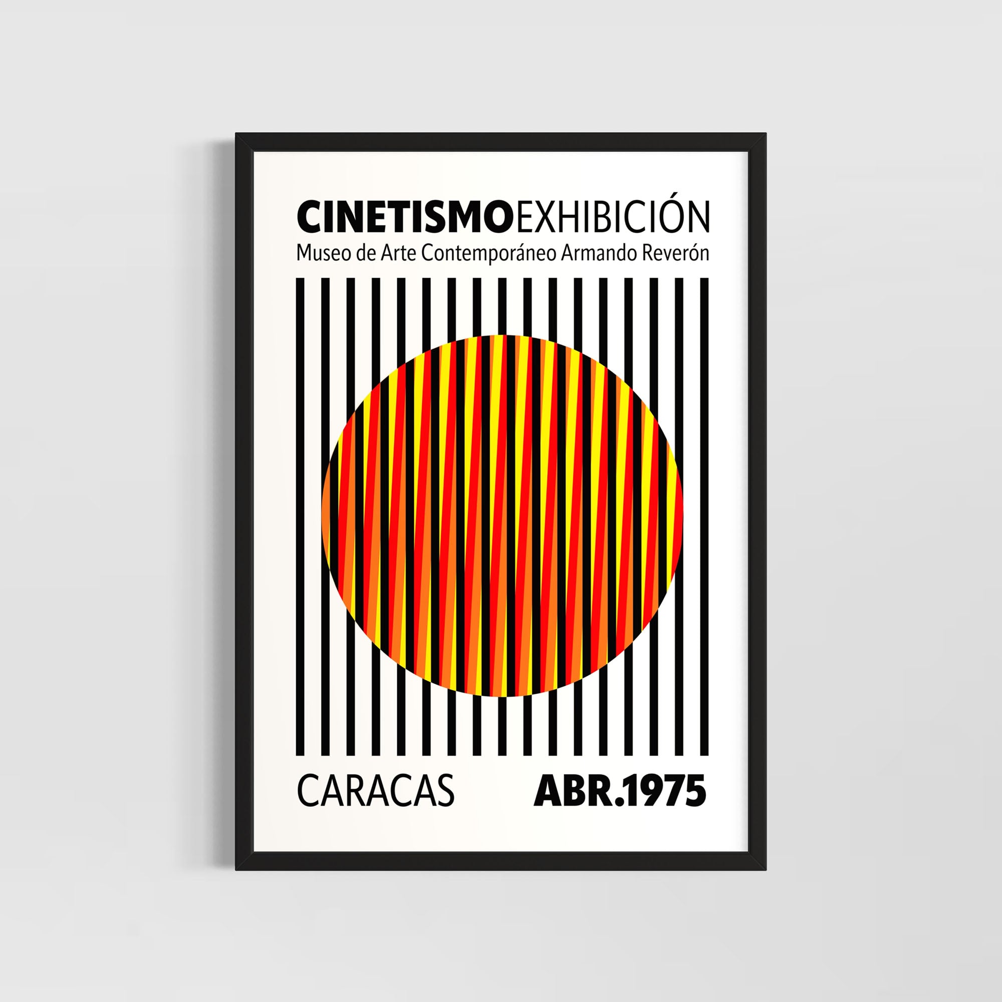 Cinetismo 04 Art Poster featuring vibrant colors and movement, designed by Christopher Haus.